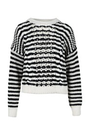 Biały/Niebieski Sweter z kolekcji Pinko