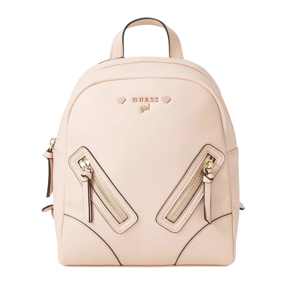 Guess Stijlvolle rugzak met logo print Pink Dames