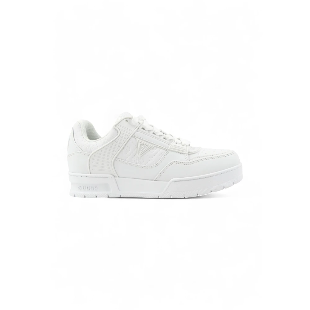 Guess Clelia Debossed 4G Sneaker Dames Schoenen Wit