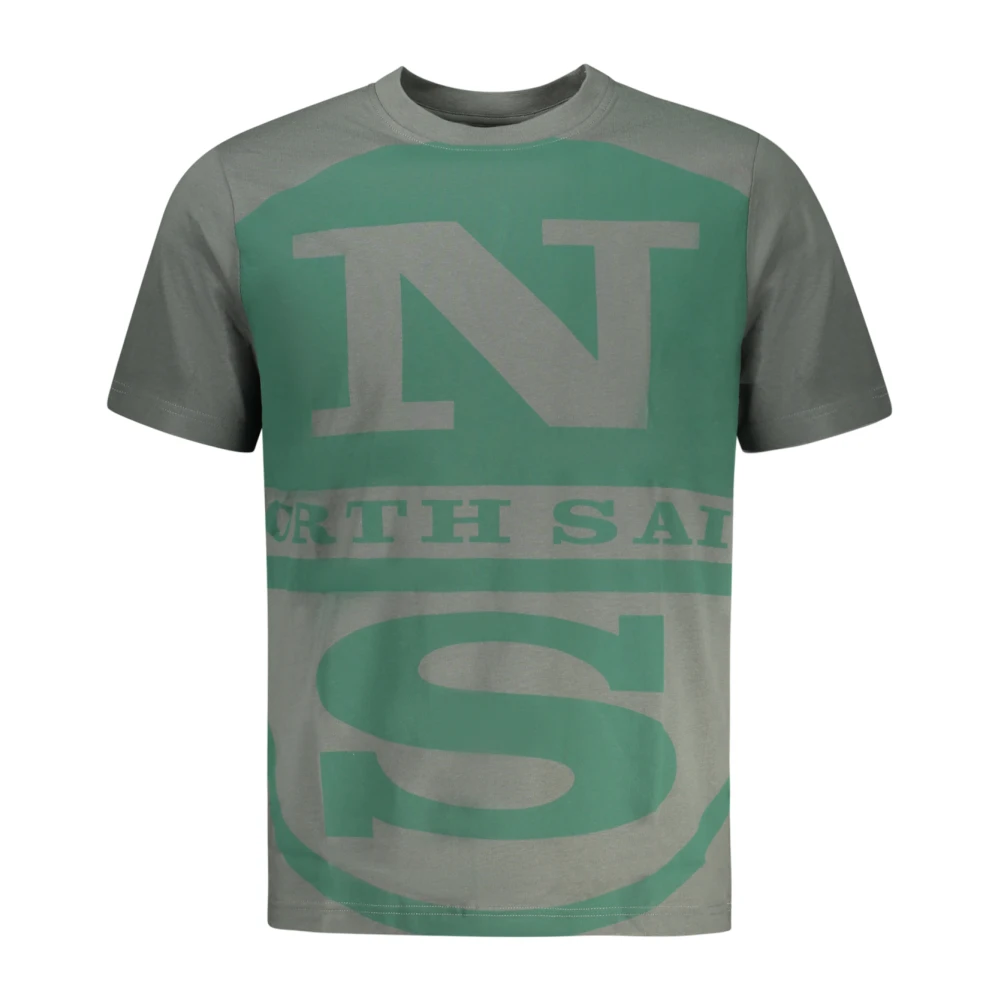 North Sails Hombre Verde Camisetas, Talla: Xl
