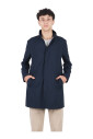 veste-longue-impermeable-bleue