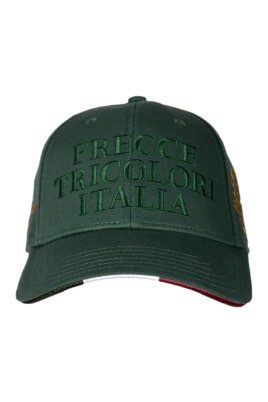 Gorra De Béisbol Aeronautica Militare - Mezcla Lana/poliéster, águila Turrita Bordada, Talla única