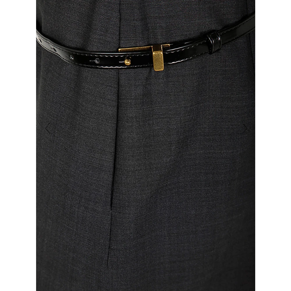 Philosophy di Lorenzo Serafini Wollen Rok Elegante Stijl Gray Dames
