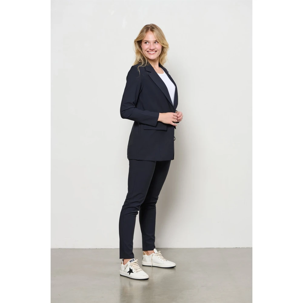 &Co Woman Penny Heavy Travel Broek Blue Dames