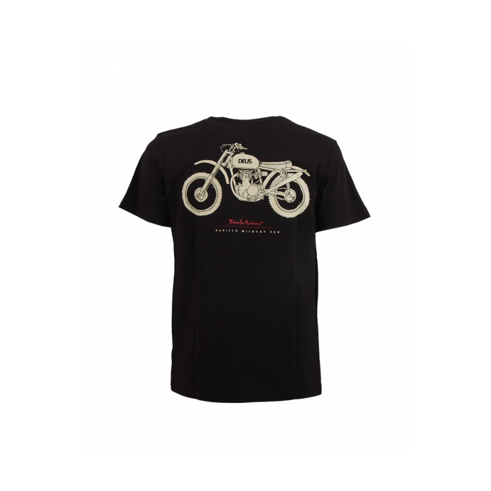 Deus Ex Machina Vintage Parilla T-shirt Black Heren