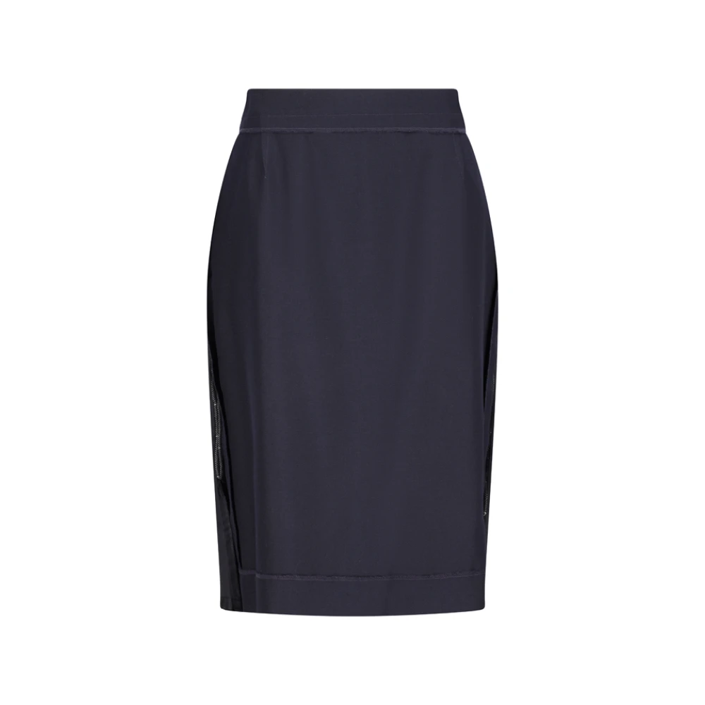 Maison Margiela Women's Blue Midi Skirt - Pencil Skirts - Xs - Skirts