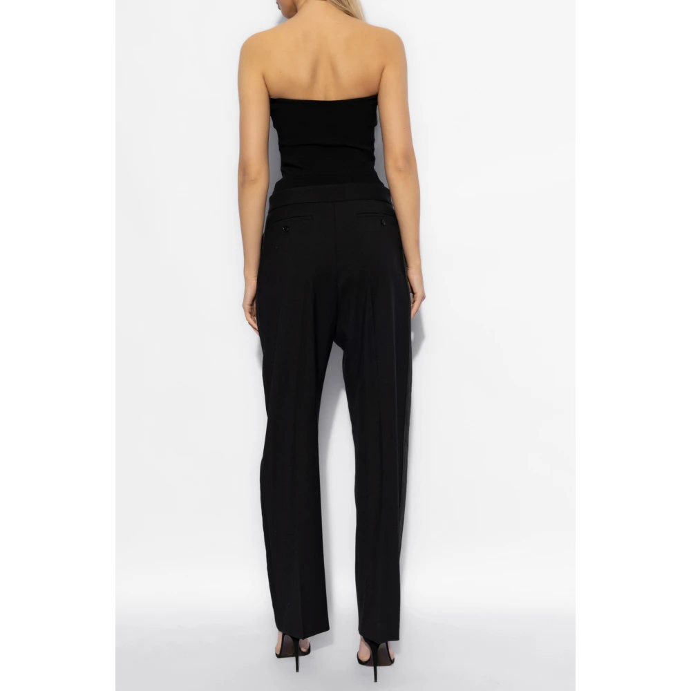 Alaïa Jumpsuit met blote schouders Black Dames