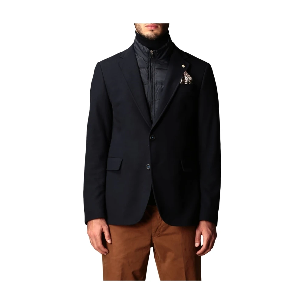 Manuel Ritz Elegante Jas Blue Heren