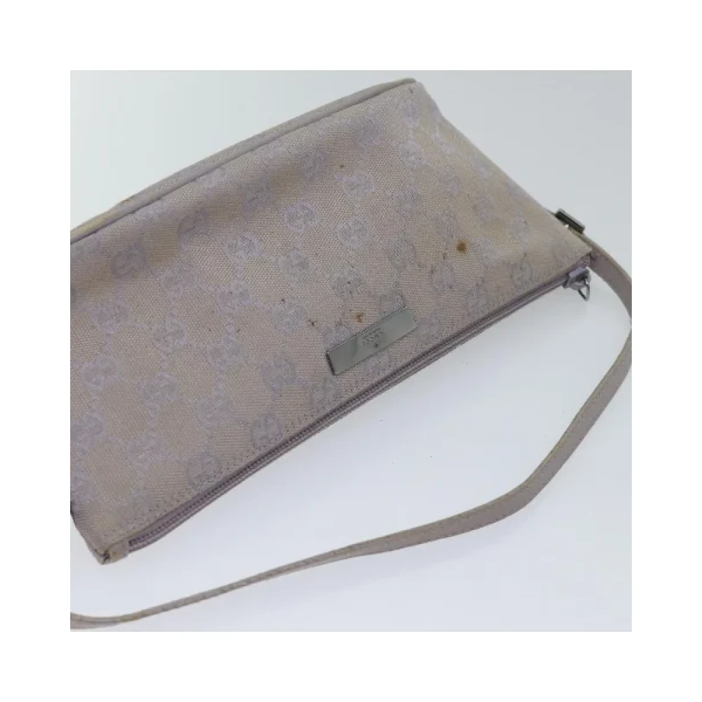 Gucci Vintage Pre-owned Canvas gucci-bags Purple Dames