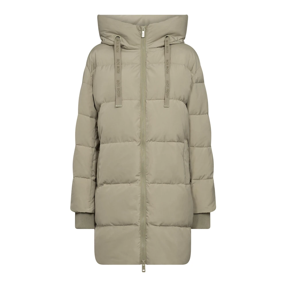 Mos Mosh Gray Parkas, Female, S, Avon Down Jacket In Moss