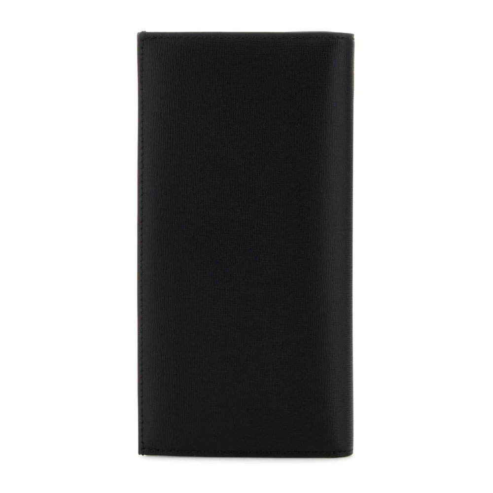 Bally Klassieke Zwarte Leren Portemonnee Black Heren