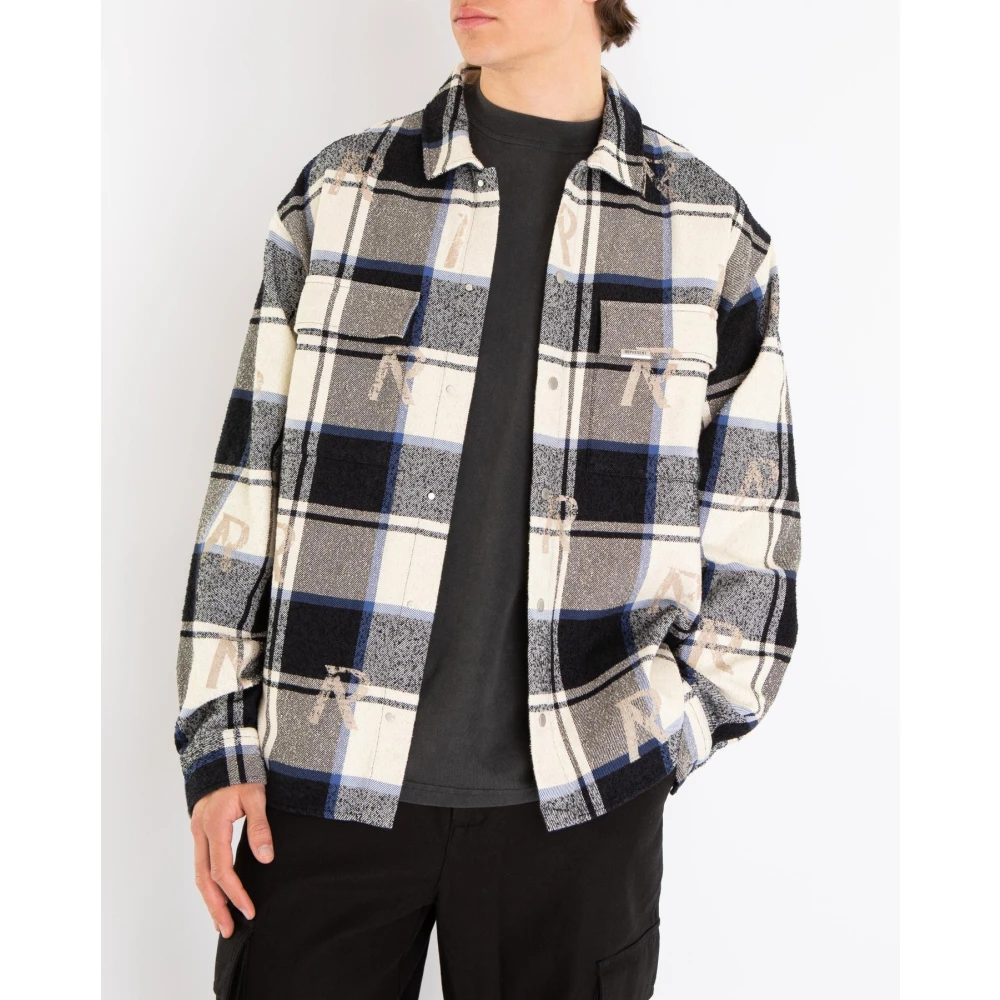 Represent All Over Initial Flannel Shirt Multicolor Heren