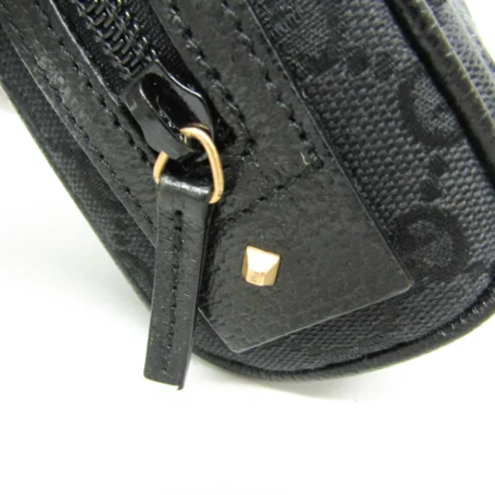 Gucci Vintage Pre-owned Canvas pouches Black Dames