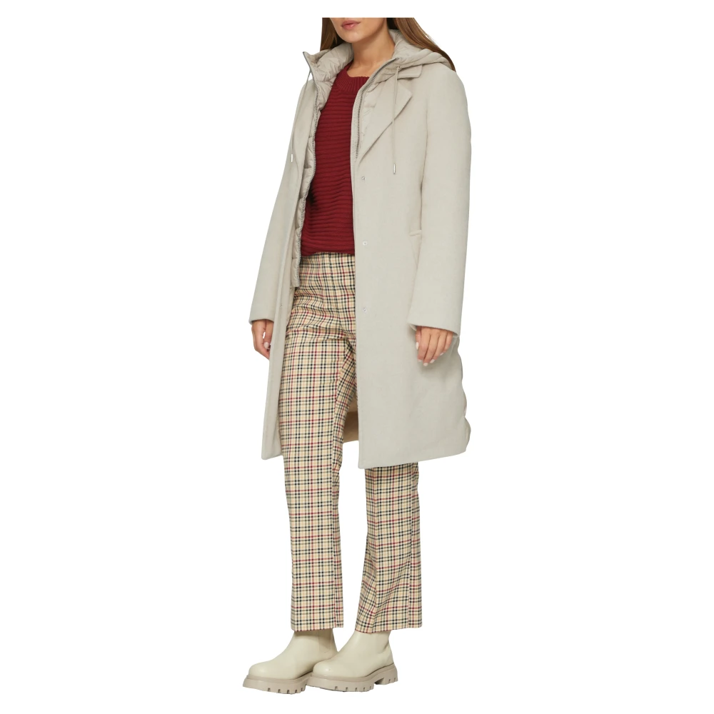 s.Oliver Hybride Outdoor Jas met Verwijderbare Inzet Beige Dames