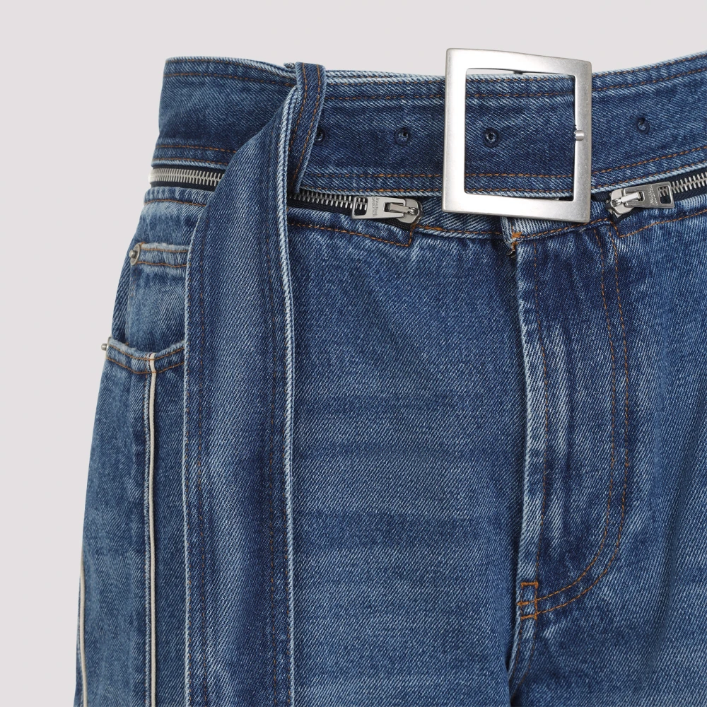 Jean Paul Gaultier Blauwe Katoenen Dames Jeans Blue Dames