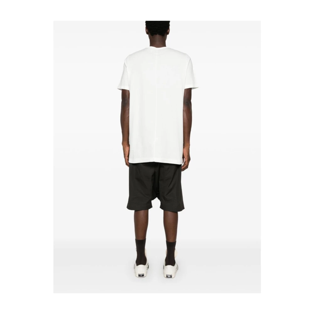 Rick Owens Rnep1P T-Shirts Melk Zwart Level T White Heren
