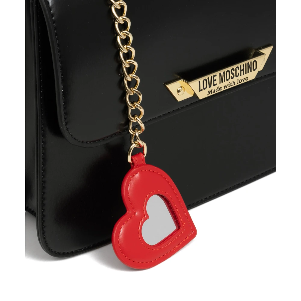 Love Moschino Stijlvolle Handtas met Verstelbare Band Black Dames