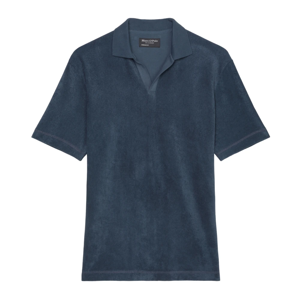 Marc O'Polo DfC terry cloth polo shirt regular Blue Heren