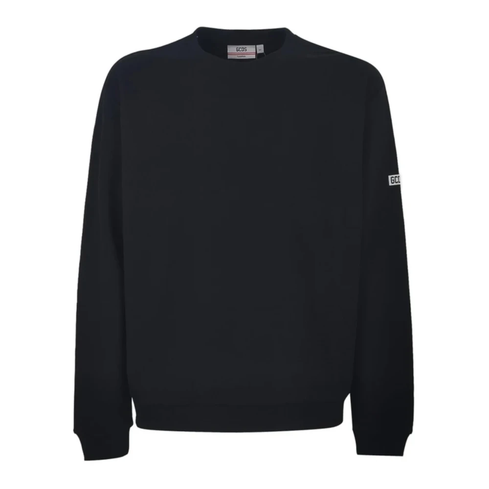 Gcds Black Sweatshirt A2eu1500uw0-99 - Male - Sweatshirts - Xs - Sweatshirts & Hoodies
