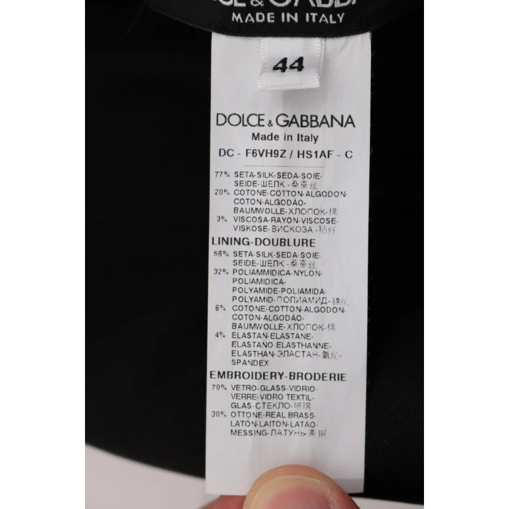 Dolce & Gabbana Bloemenkristal Lange Maxi Jurk Multicolor Dames