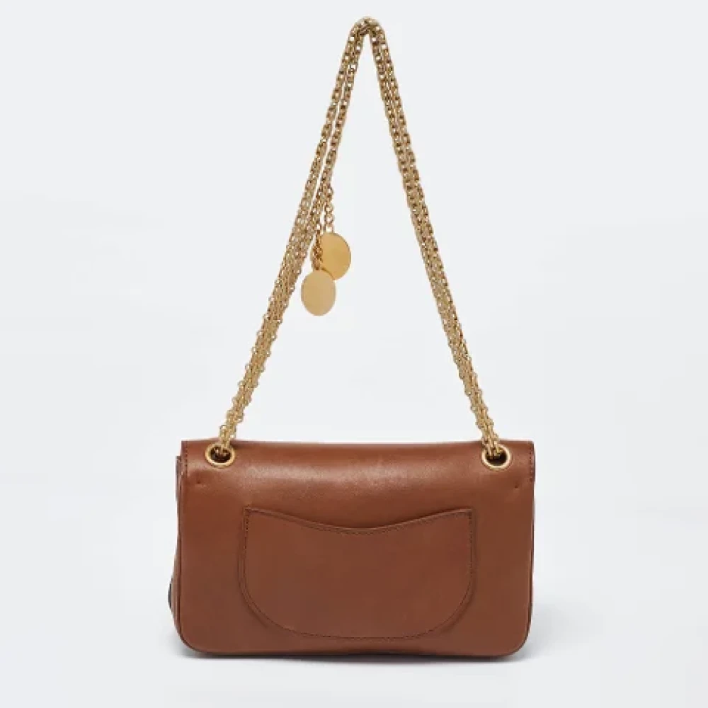 Chanel Vintage Pre-owned Leather shoulder-bags Brown Dames