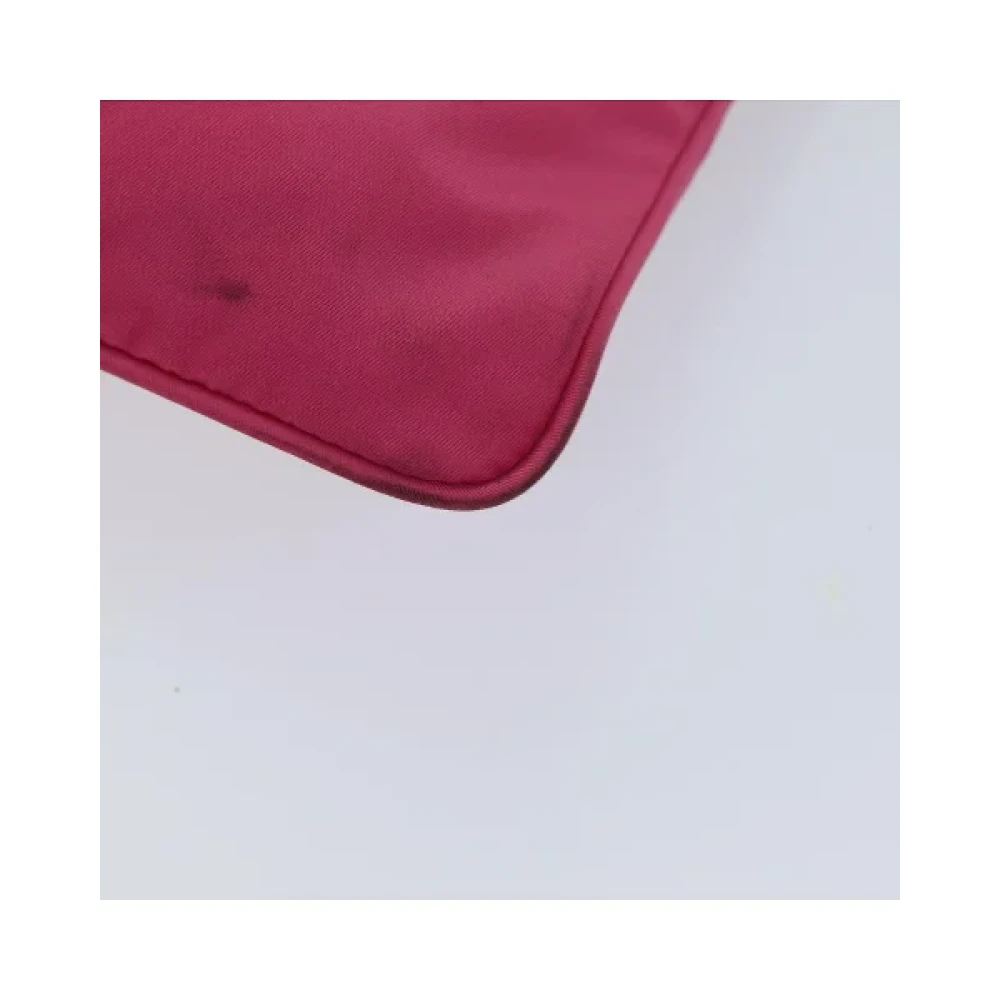 Prada Vintage Pre-owned Nylon prada-bags Pink Dames