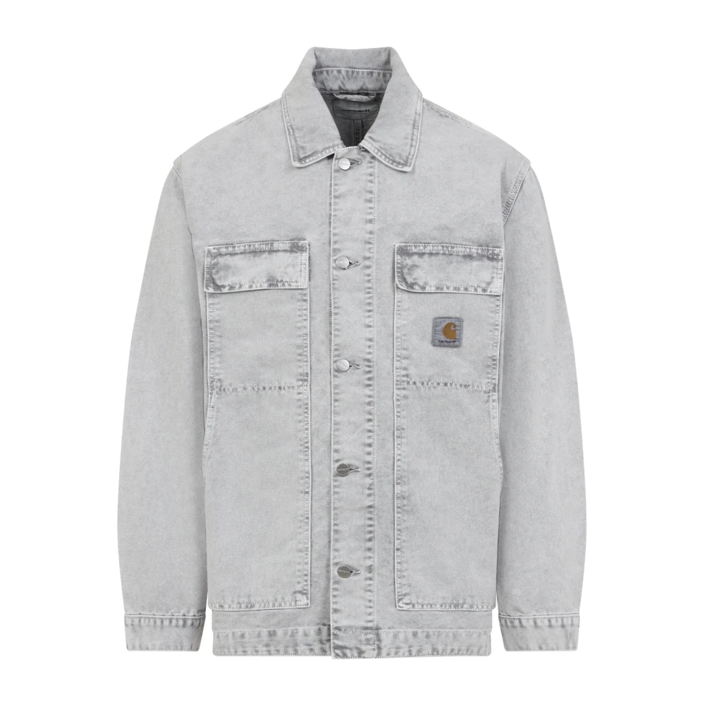 Carhartt Wip Men's Gray Denim Jackets, L, Arctic Winter Jacket