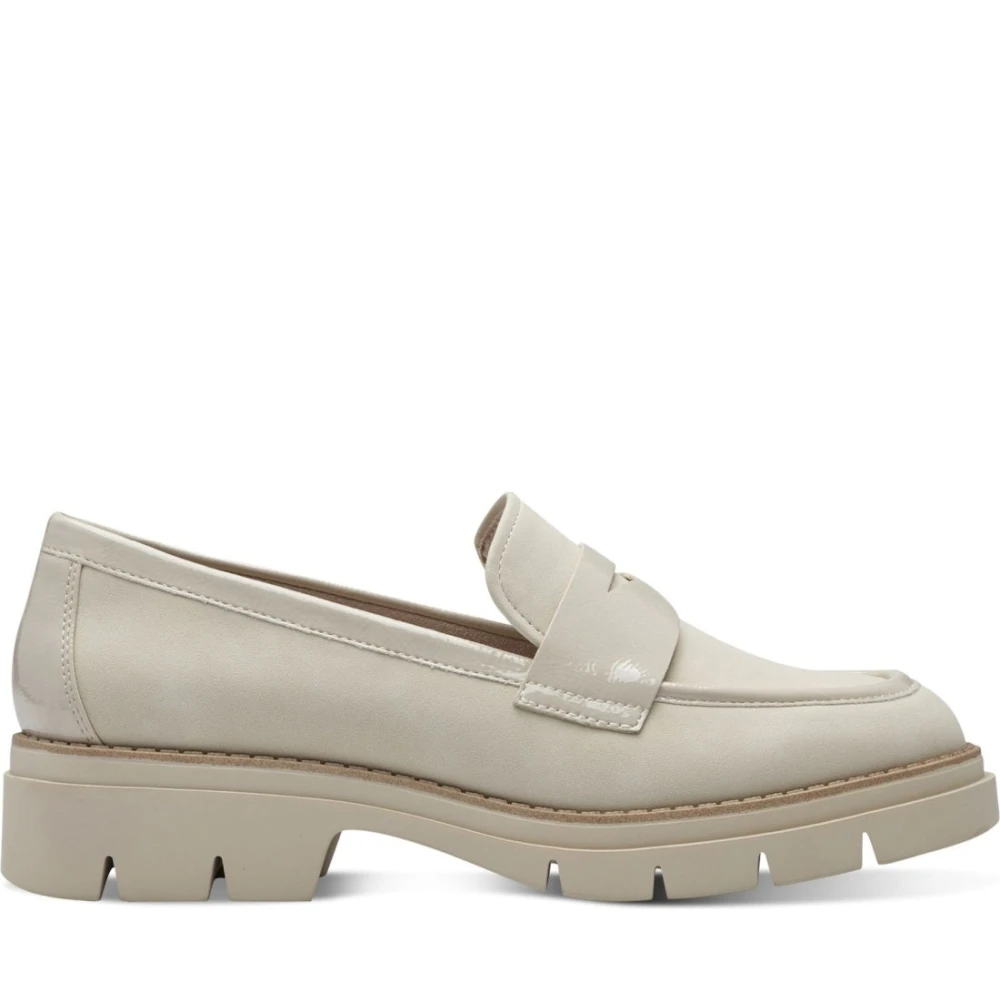 Tamaris Women's Beige Loafers, 7 Uk, Closed Loafers