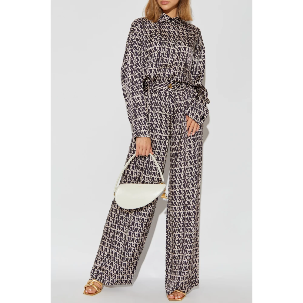 Aeron Gestreepte broek Wellen Black Dames