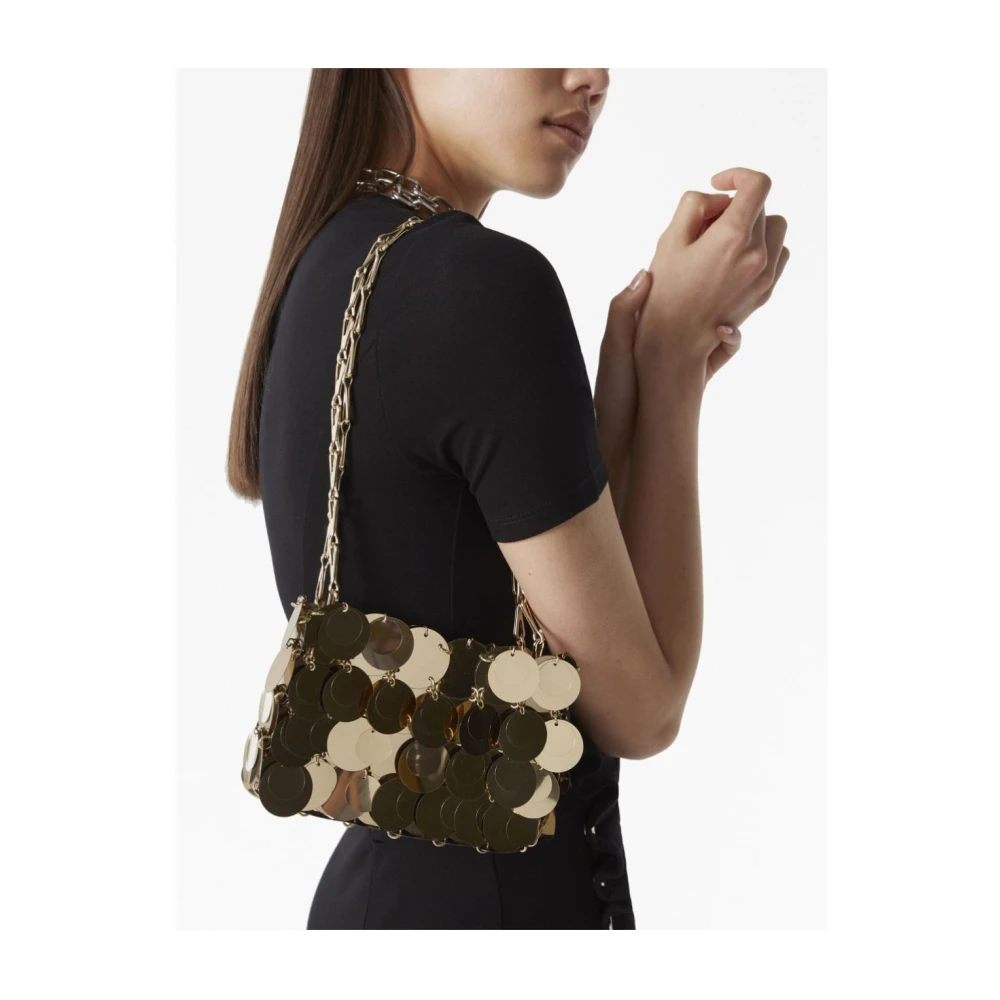 Paco Rabanne Sparkle Nano Clutch Goud Yellow Dames