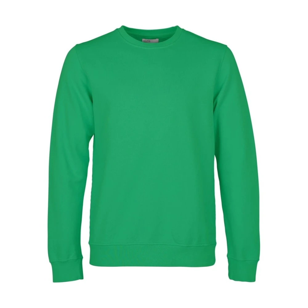 Colorful Standard Klassieke Organische Ronde Hals Sweatshirt Green Heren