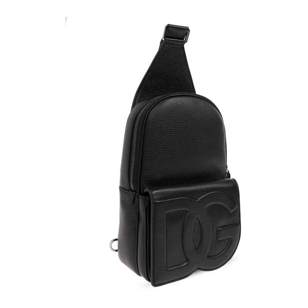 Dolce & Gabbana Een-schouder rugzak Black Heren