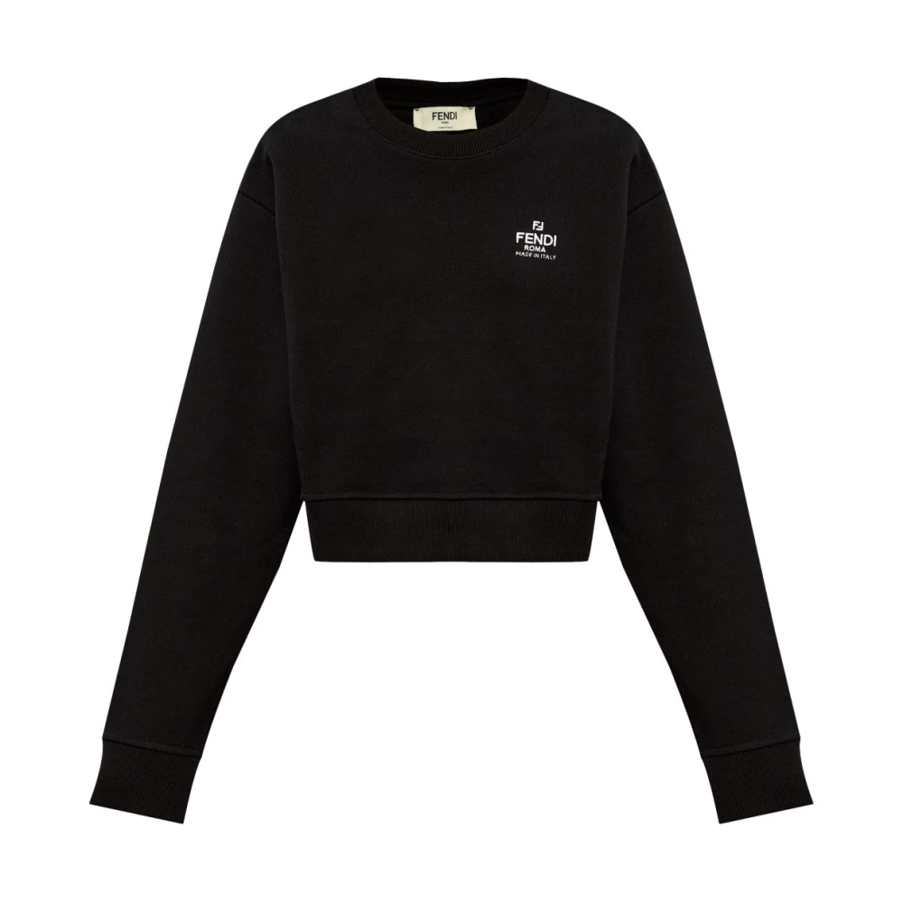 Fendi Sweatshirts Black Dames