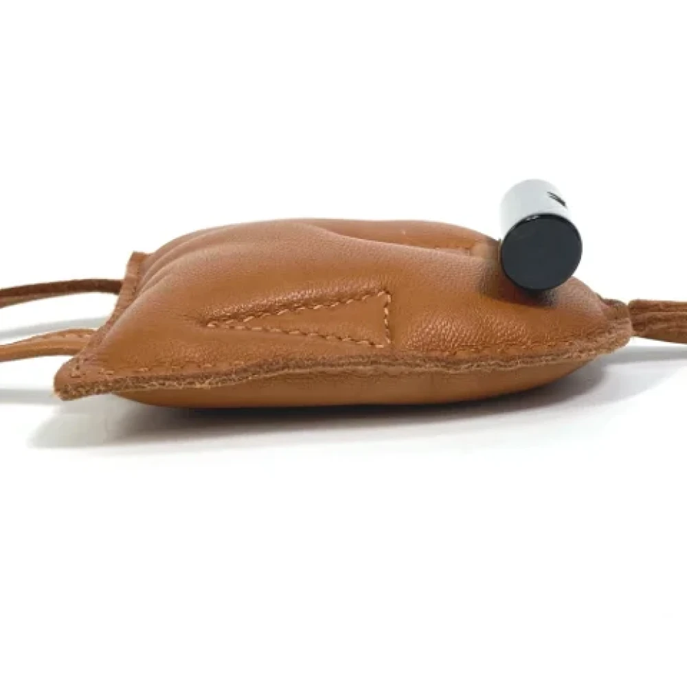 Hermès Vintage Pre-owned Leather key-holders Brown Dames