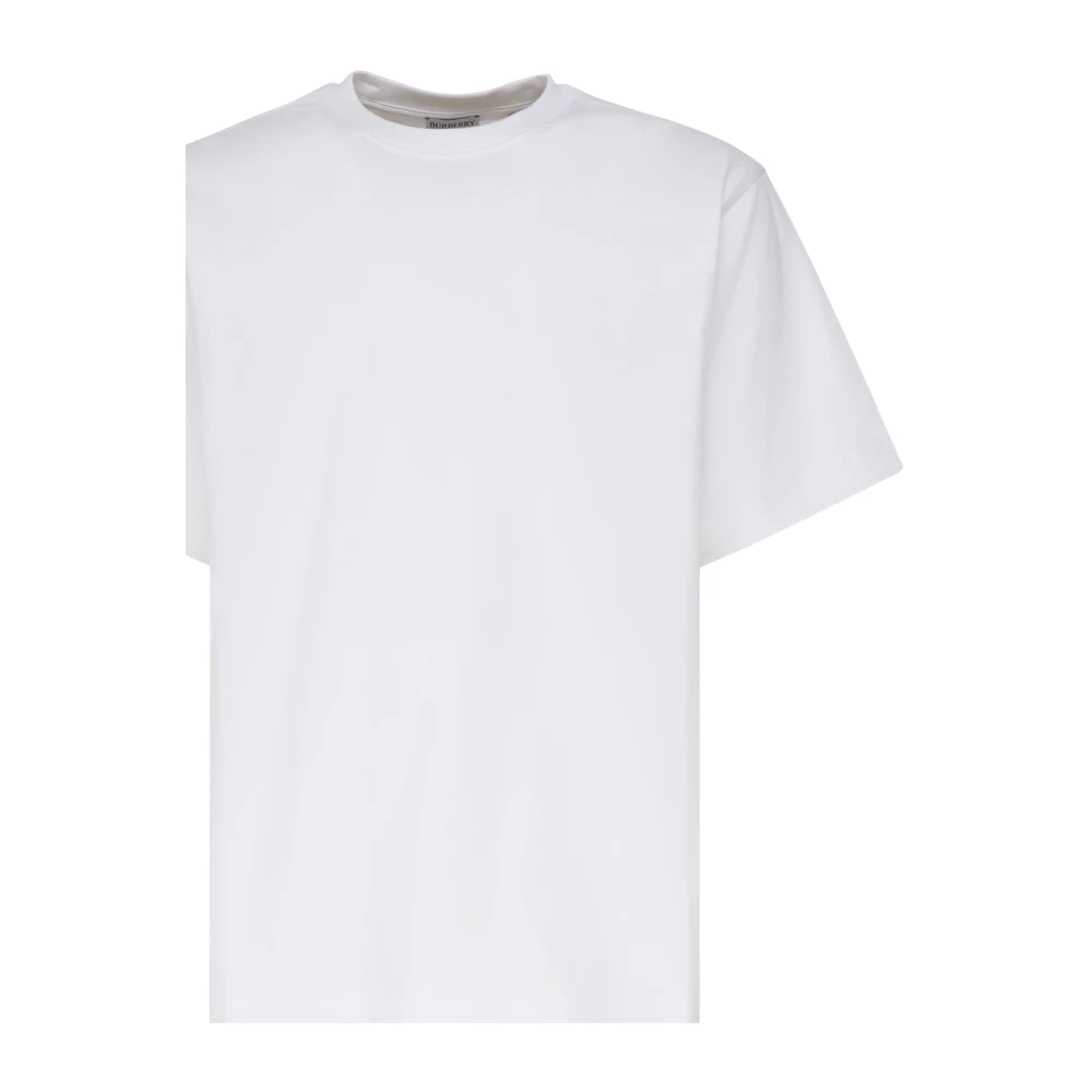 Burberry Witte T-shirts en Polos White Heren