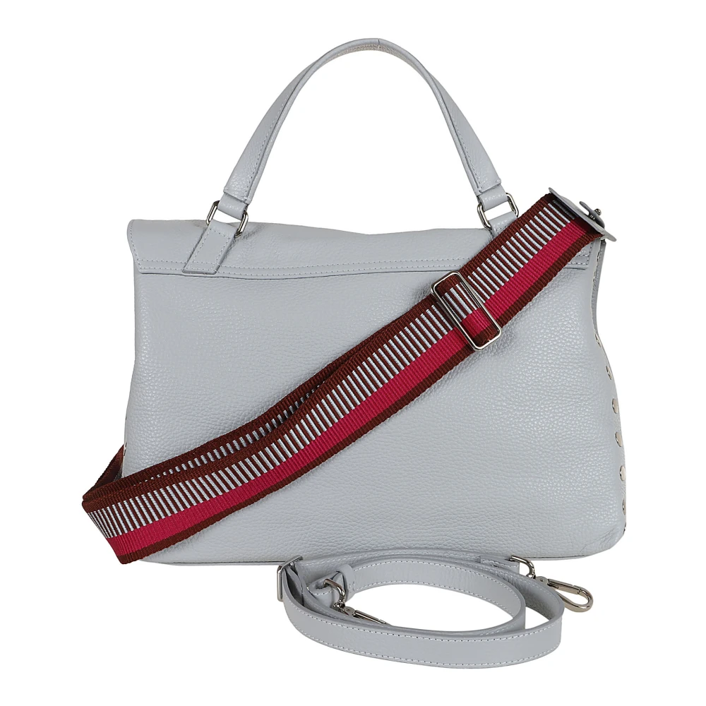 Zanellato Grijze Schoudertas Classic Postina M Blue Dames