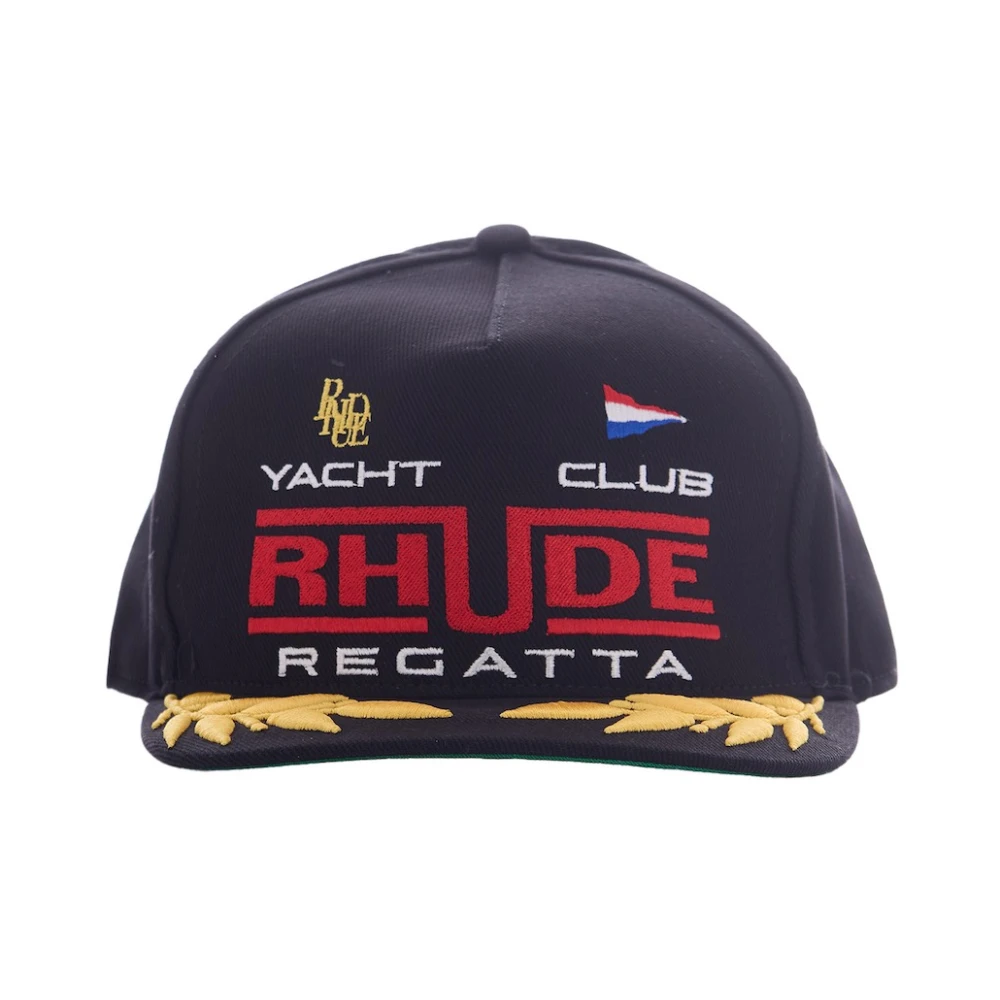 Rhude Herren Schwarz Regatta Club Hat
