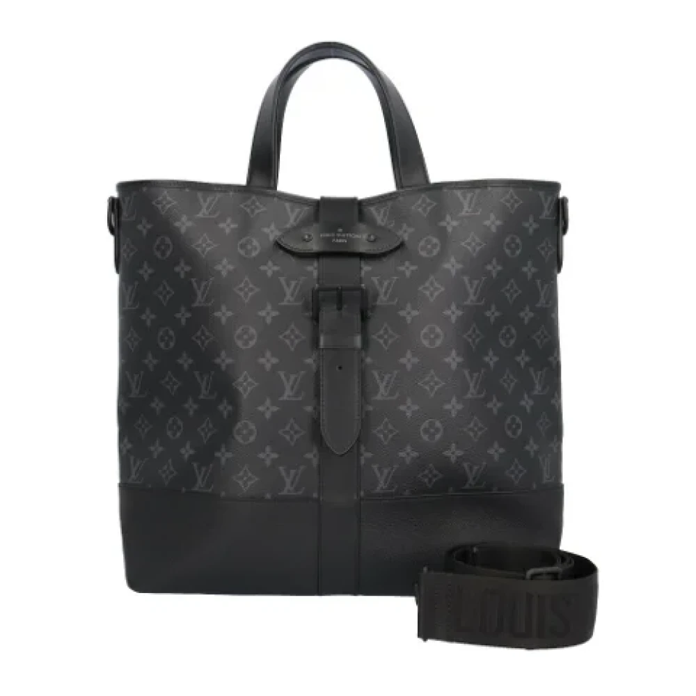 Louis Vuitton Vintage Pre-owned Canvas louis-vuitton-bags Black Heren