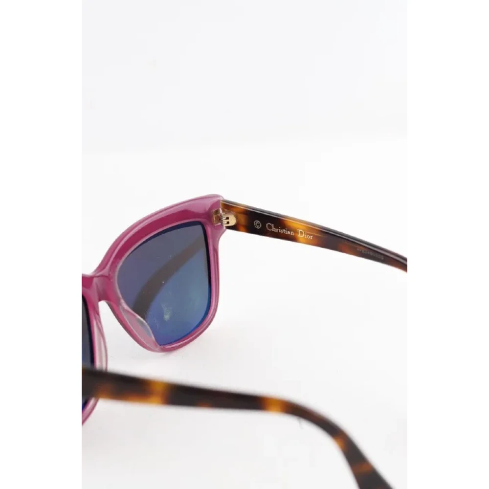 Dior Vintage Pre-owned Fabric sunglasses Brown Dames