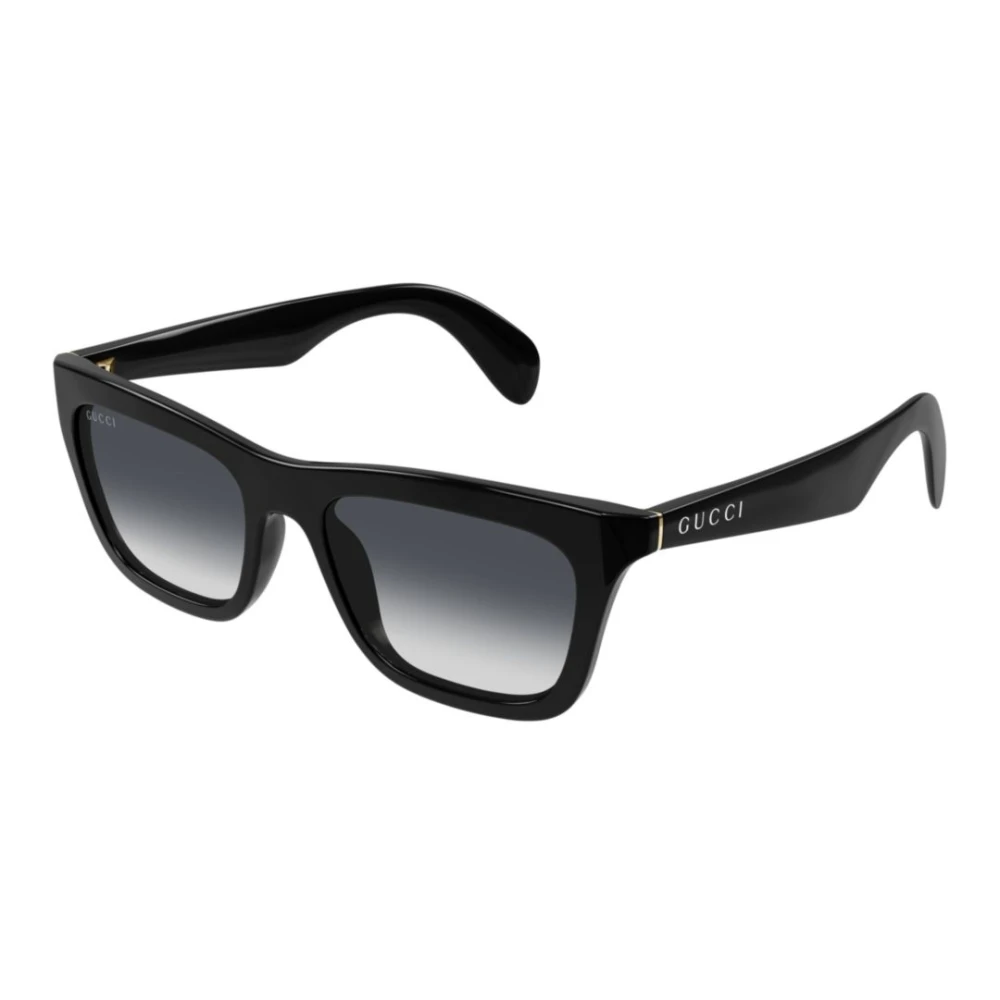 Gucci Unisex Black Squared Sunglasses - Sunglasses - 53 Mm - Accessories