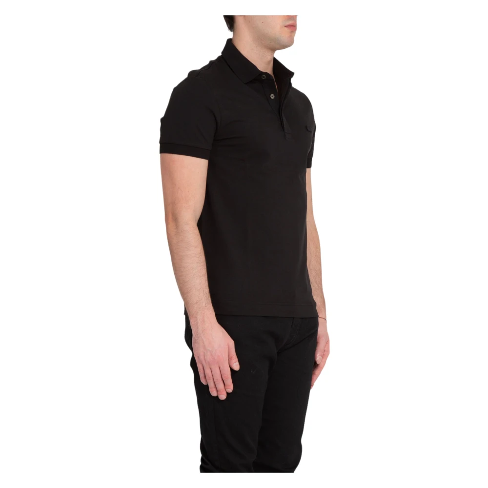 Lacoste Tonal Logo Polo Shirt in Parijs Black Heren