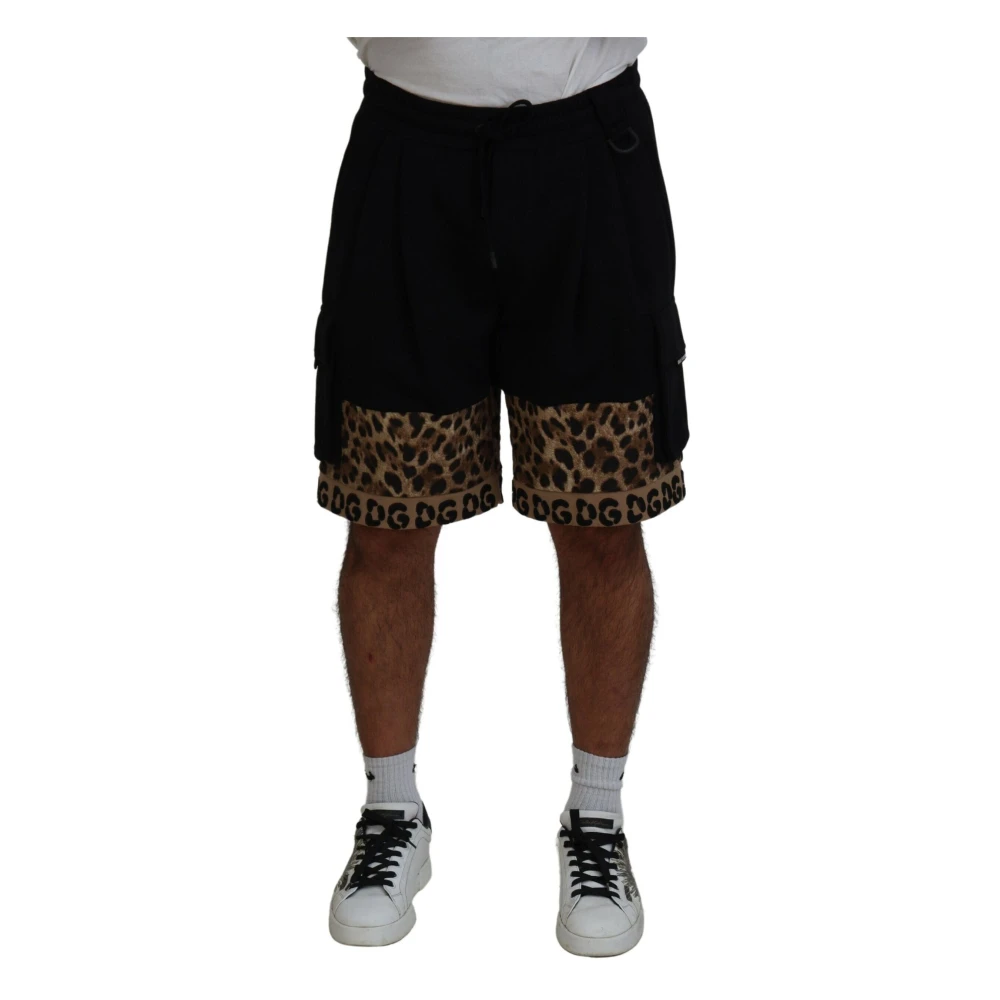 Leopard Print Casual Shorts