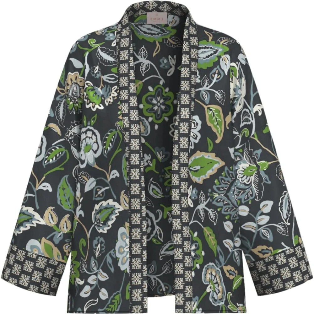 Emme Di Marella Women's Blue Emmatollo Kimono - Kimonos - M - Blouses & Shirts