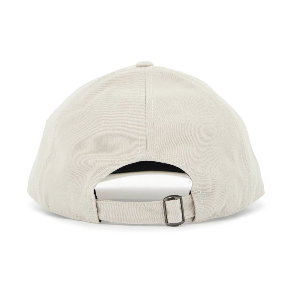 Palm Angels Baseball Cap met geborduurd logo Beige Unisex