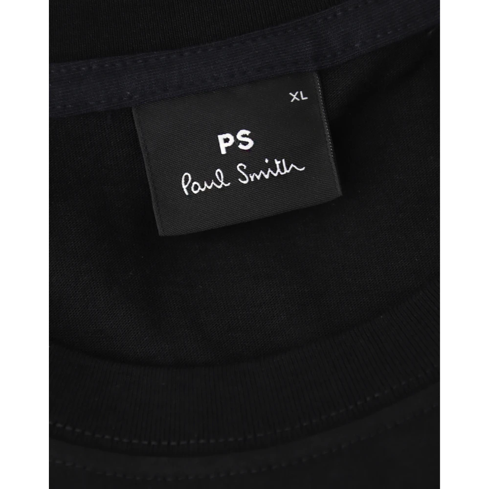 PS By Paul Smith Zwart Grafisch Print T-shirt Black Heren