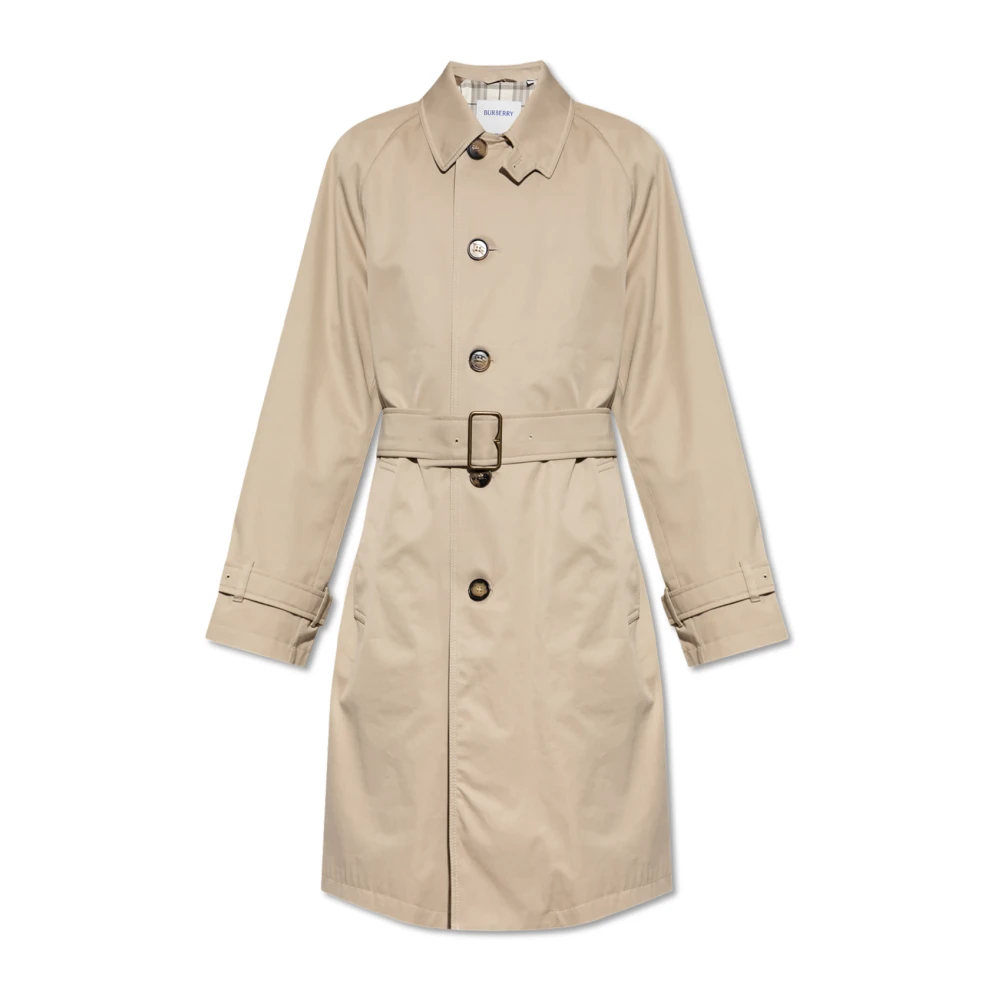 Burberry Men's Beige Cotton Trench Coat With Belt - Trench Coats - Xl - Coats