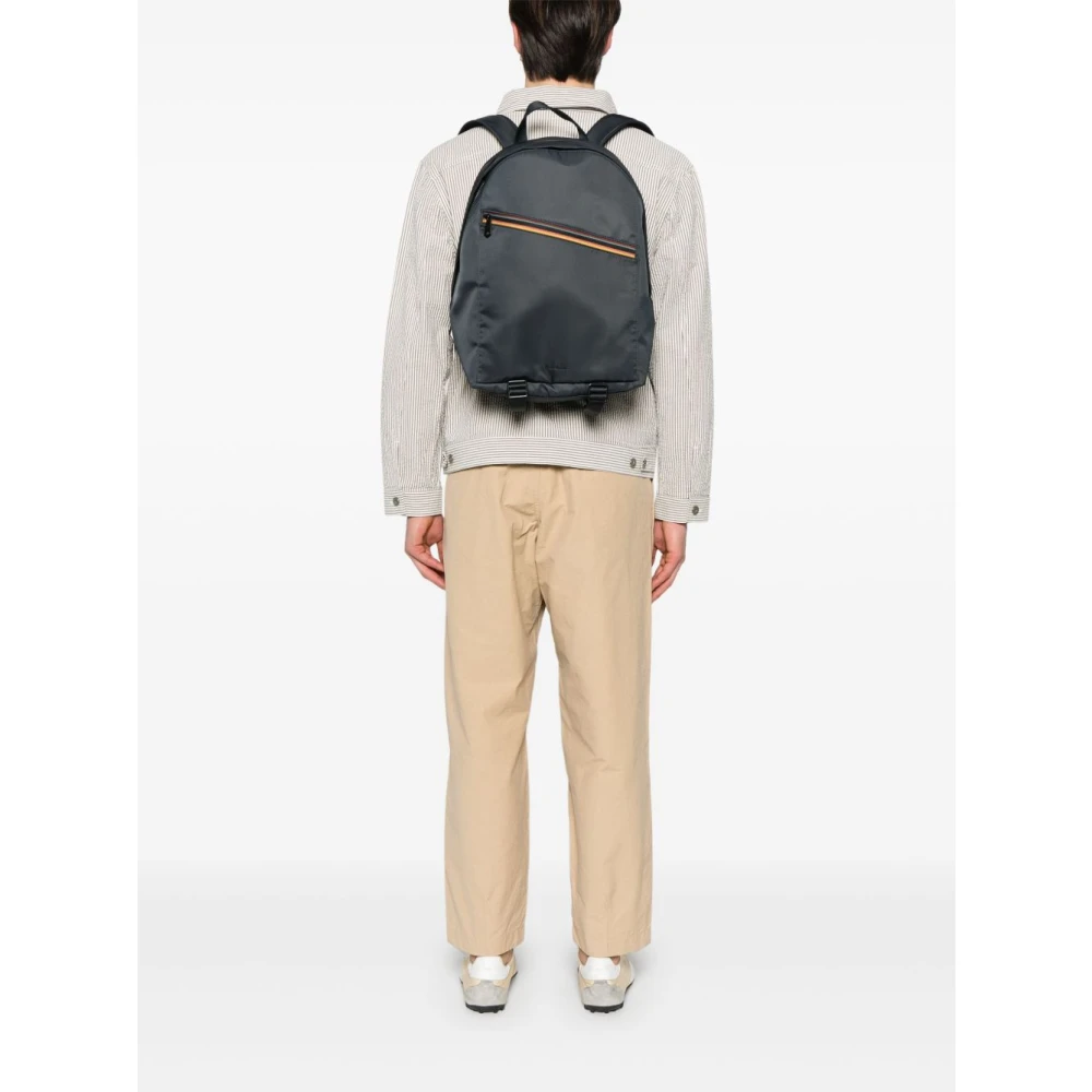 PS By Paul Smith Blauwe Bucket Bag & Rugzak Blue Heren