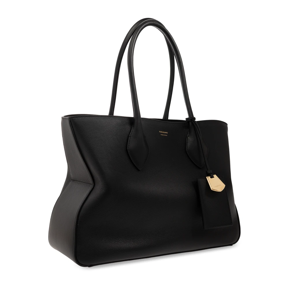 Salvatore Ferragamo Stella schoudertas Black Dames