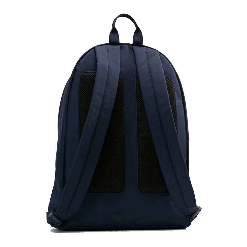 Lacoste Rugzak in effen kleur met krokodillenlogo Blue Heren
