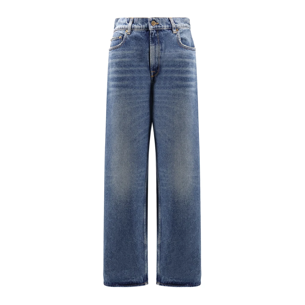 Golden Goose Women's Blue/Golden Iconic Star Jeans
